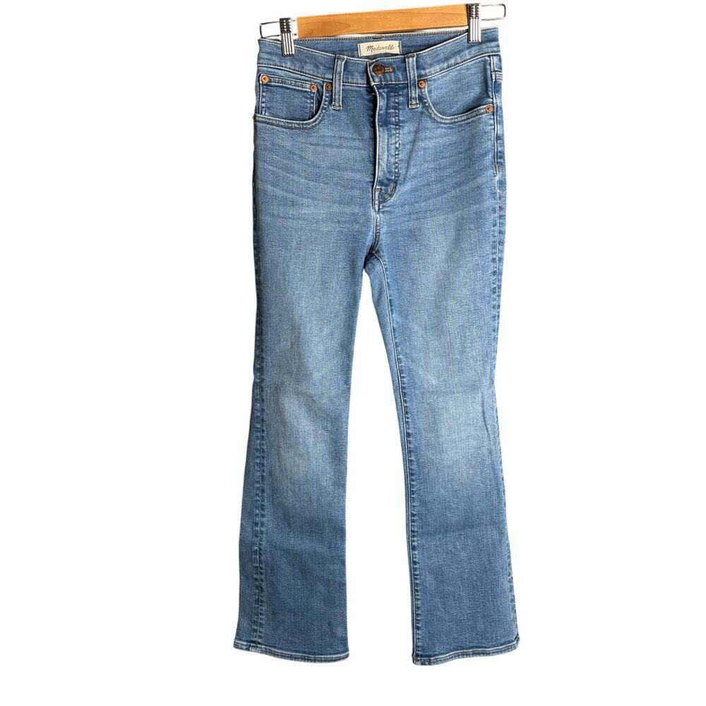 Madewell Cali Demi Boot Jeans Timpson Wash Size 24 - Picture 5 of 7